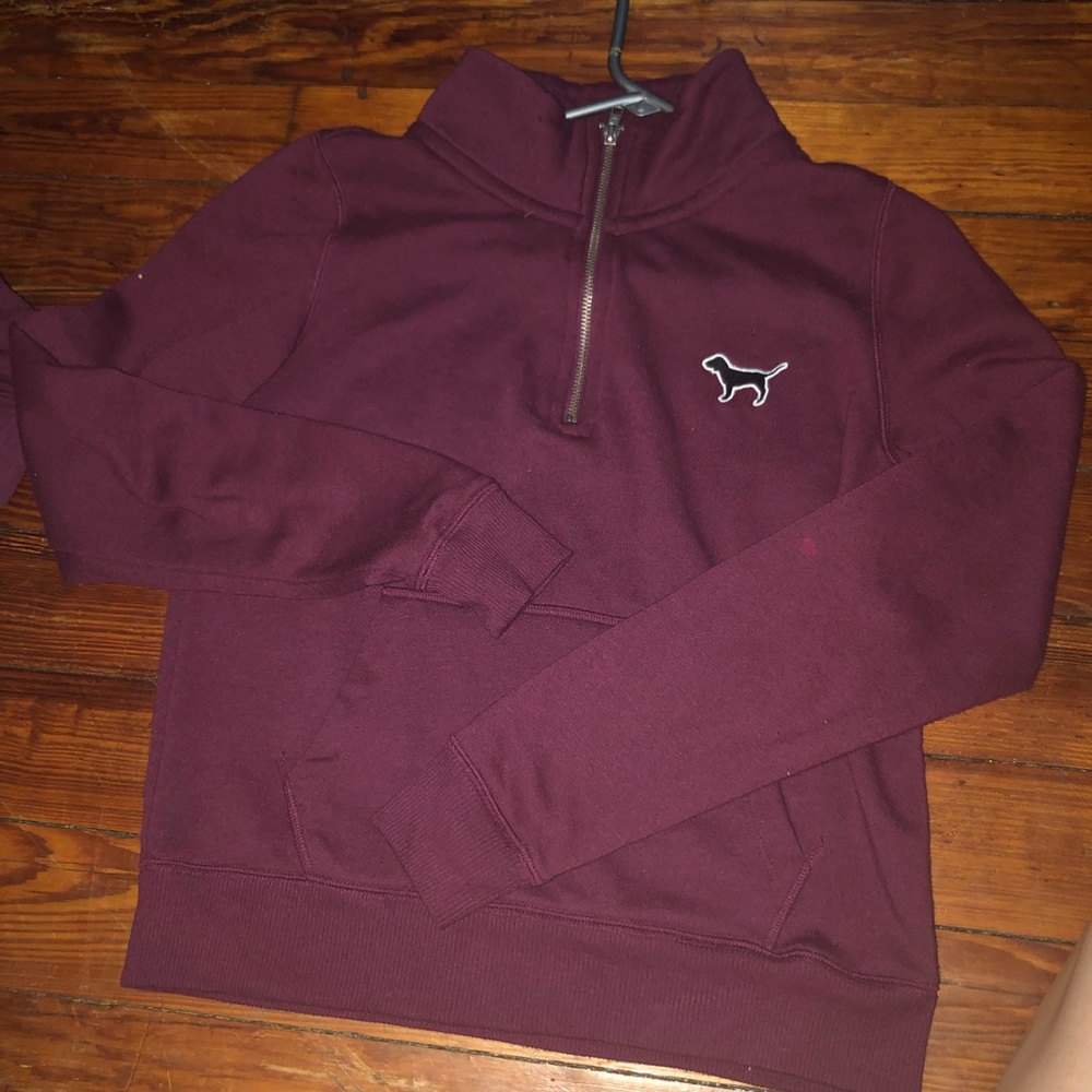 Xs PINK half zip
